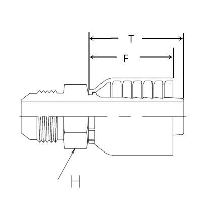 Carbon Steel 16711 - 16 - 16PK Welding Hose Fittings