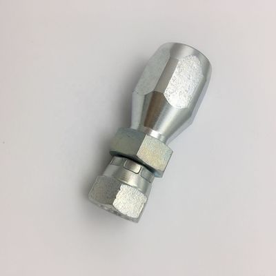 Cr3 Zinc Plated  Excavator 1/4 Inch Female Swivel Hose Fitting