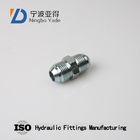 1J JIC Male 74 Cone Union Metric Hose Adapters For Excavator