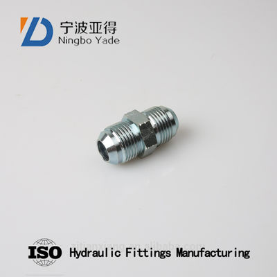 1J JIC Male 74 Cone Union Metric Hose Adapters For Excavator