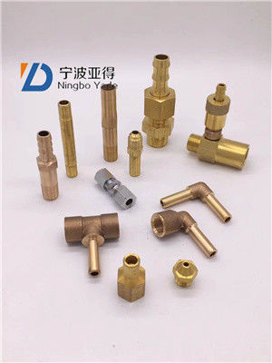 OEM Brass Compression Shelve Stamping BSPT JIC Hydraulic Hose Adapters