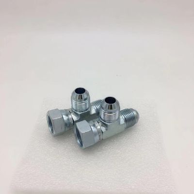 Female Jic Hydraulic Hose Fittings 1/4" Tee Adapter