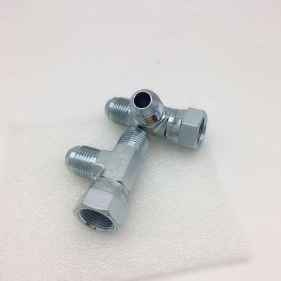 Female Jic Hydraulic Hose Fittings 1/4" Tee Adapter