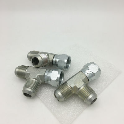 Jic Stainless Steel Hose Adapter Male And Female Hydraulic Tee Fittings