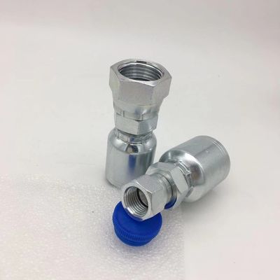 26711 Crimping Hydraulic Hose Fittings Carbon Steel BSP JIC Metric One Piece