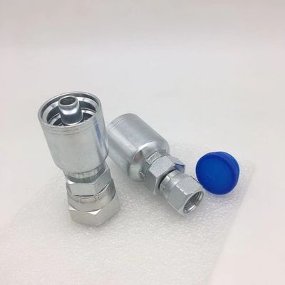 26711 Crimping Hydraulic Hose Fittings Carbon Steel BSP JIC Metric One Piece