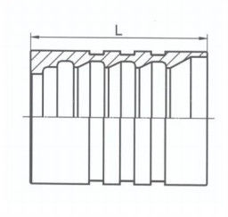 00402 - 06 carbon steel EN 856-4SP hydraulic hose ferrule