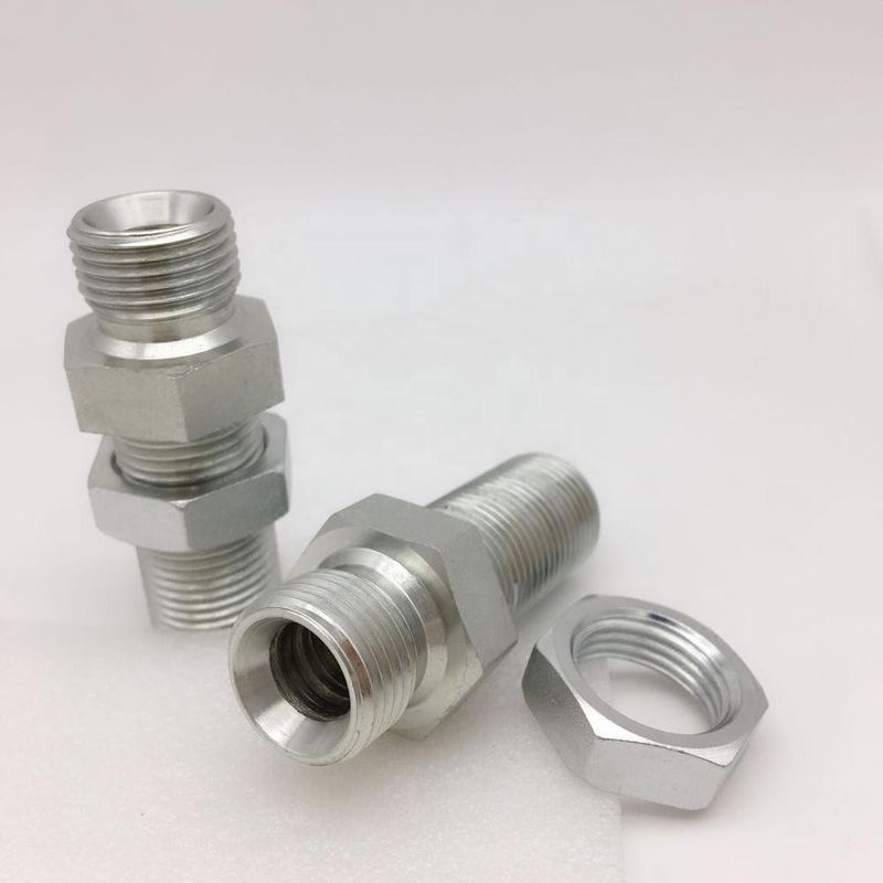 Bulkhead 60 Degree Seat  Straight Pipe Thread Fittings