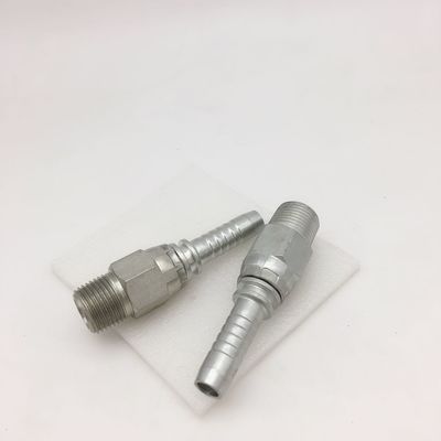 Swivel Straight 2 Piece Crimp Hydraulic Hose Fitting 15611SW M NPT