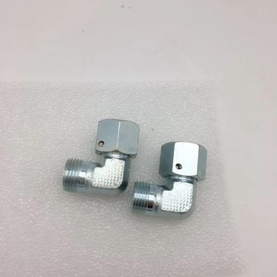 90 Degree Elbow Male Transition Joint Metric Hose Adapters JIC NPT Hydraulic